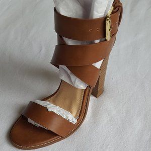 Lulus Shelbie Block Heel Sandal NWB